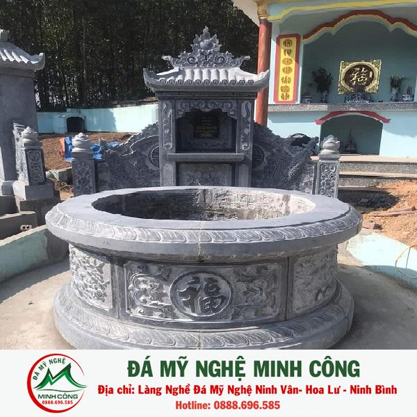 Mộ đá tròn 04 10 Mộ đá tròn đẹp